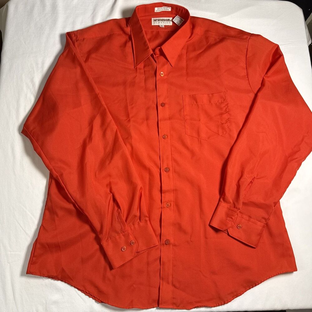 Vintage Red McGregor Classics Men’s Button Down Shirt